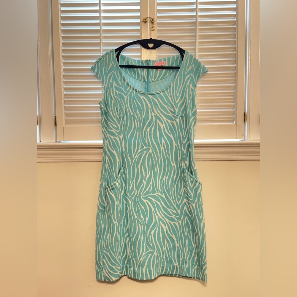 Lilly Pulitzer Ditra Knit Dress, Shirely Blue. Size Small.